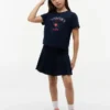T-shirt infantil com logótipo Tommy em strass T-shirt infantil com logótipo Tommy em strass