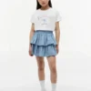 T-shirt infantil com logótipo Tommy em strass T-shirt infantil com logótipo Tommy em strass
