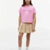T-shirt infantil com logótipo Tommy em strass T-shirt infantil com logótipo Tommy em strass