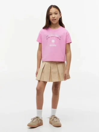 T-shirt infantil com logótipo Tommy em strass