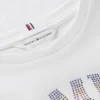 T-shirt infantil com logótipo Tommy em strass T-shirt infantil com logótipo Tommy em strass