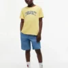 T-shirt infantil com logótipo Tommy floral T-shirt infantil com logótipo Tommy floral