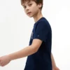 T-shirt infantil com logótipo Tommy floral T-shirt infantil com logótipo Tommy floral