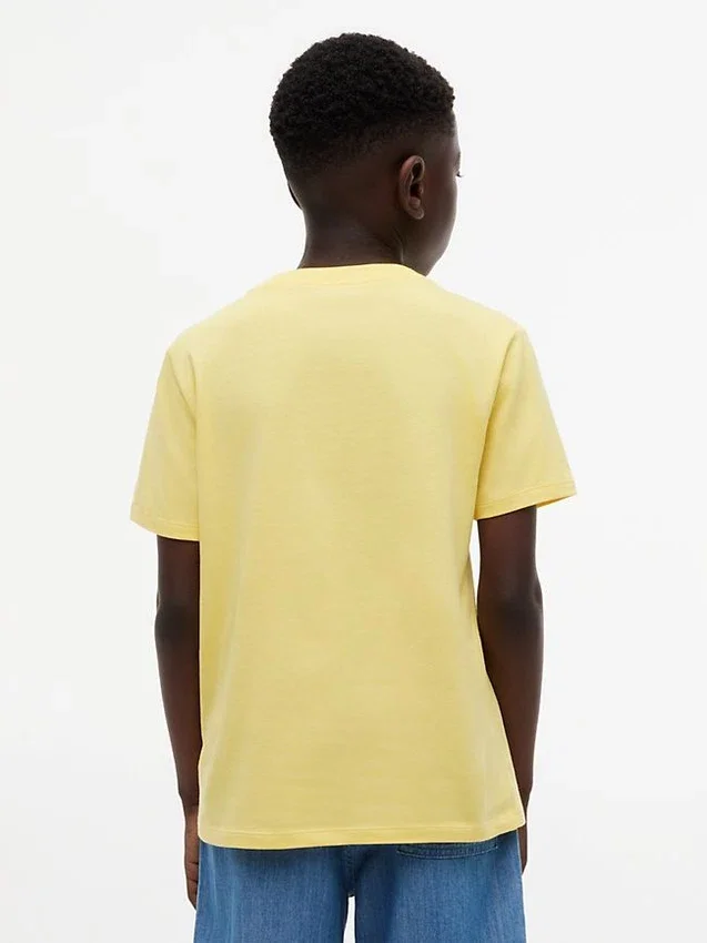 T-shirt infantil com logótipo Tommy floral T-shirt infantil com logótipo Tommy floral