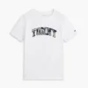T-shirt infantil com logótipo Tommy floral T-shirt infantil com logótipo Tommy floral