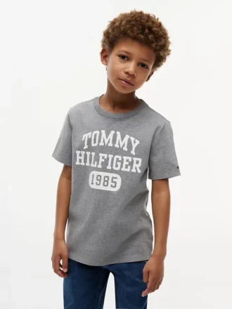 T-shirt infantil com logótipo Varsity