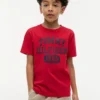 T-shirt infantil com logótipo Varsity