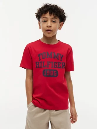 T-shirt infantil com logótipo Varsity