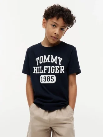T-shirt infantil com logótipo Varsity