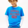 T-shirt infantil com logótipo Varsity T-shirt infantil com logótipo Varsity