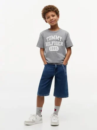 T-shirt infantil com logótipo Varsity