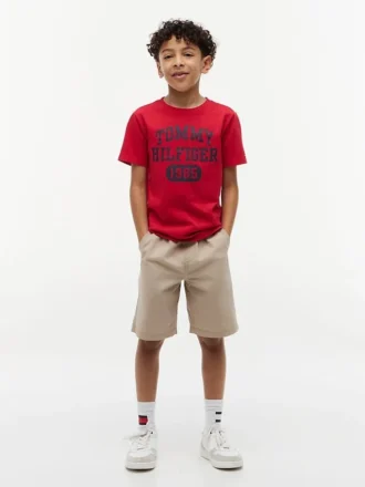 T-shirt infantil com logótipo Varsity