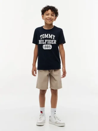 T-shirt infantil com logótipo Varsity