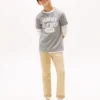 T-shirt infantil com logótipo Varsity
