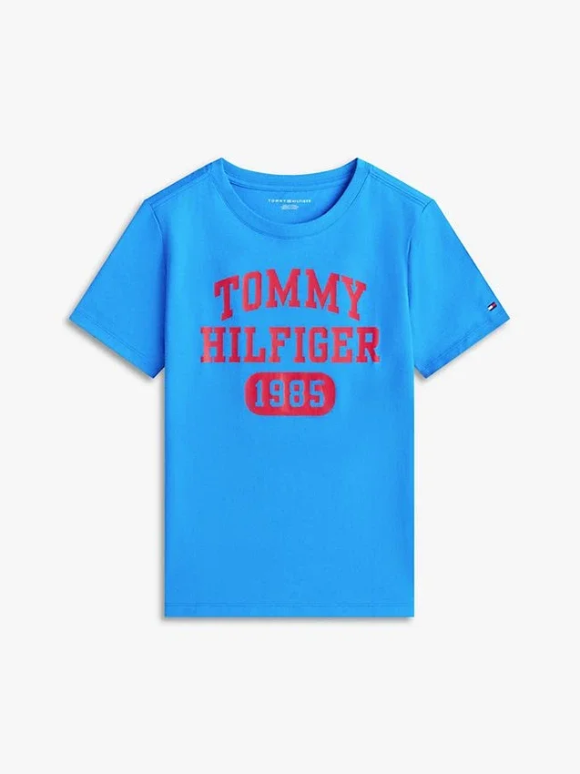 T-shirt infantil com logótipo Varsity T-shirt infantil com logótipo Varsity