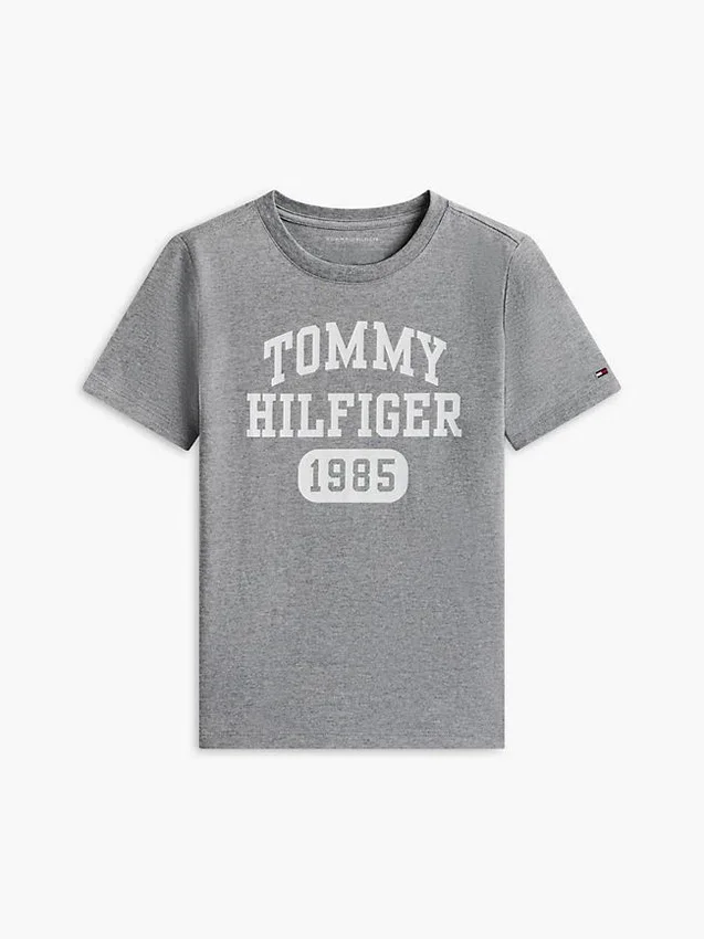 T-shirt infantil com logótipo Varsity T-shirt infantil com logótipo Varsity