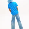 T-shirt infantil com monograma multicolorido T-shirt infantil com monograma multicolorido