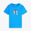 T-shirt infantil com monograma multicolorido T-shirt infantil com monograma multicolorido