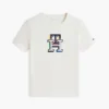 T-shirt infantil com monograma multicolorido T-shirt infantil com monograma multicolorido