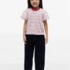 T-shirt infantil às riscas T-shirt infantil às riscas
