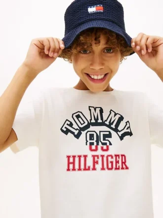 T-shirt infantil Tommy Arch Logo