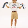 T-shirt infantil Tommy Arch Logo T-shirt infantil Tommy Arch Logo