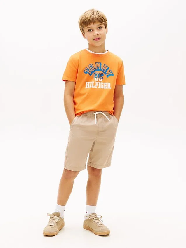 T-shirt infantil Tommy Arch Logo T-shirt infantil Tommy Arch Logo