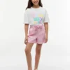 T-shirt infantil Tommy com estampado Puff
