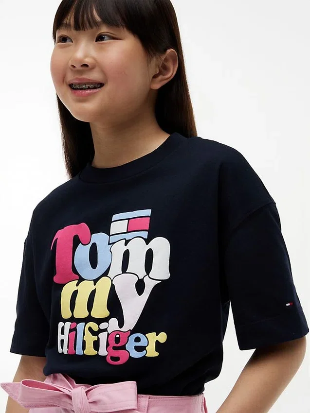T-shirt infantil Tommy com estampado Puff T-shirt infantil Tommy com estampado Puff