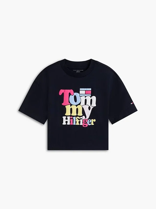 T-shirt infantil Tommy com estampado Puff T-shirt infantil Tommy com estampado Puff