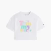 T-shirt infantil Tommy com estampado Puff
