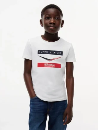 T-shirt infantil Tommy x Cadillac F1® Team Chevron