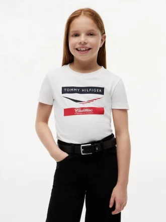 T-shirt infantil Tommy x Cadillac F1® Team Chevron