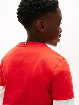 T-shirt infantil Wavy Flag