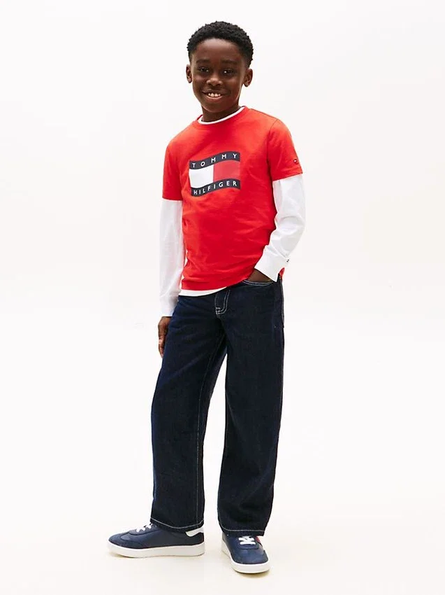 T-shirt infantil Wavy Flag T-shirt infantil Wavy Flag