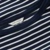 T-shirt náutica com gola em barco e botões dourados T-shirt náutica com gola em barco e botões dourados
