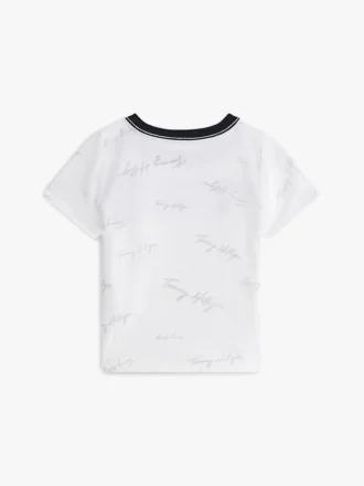 T-shirt para bebés com logótipo Signature Flag Stripe