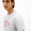 T-shirt pesada com logótipo Hilfiger NYC T-shirt pesada com logótipo Hilfiger NYC