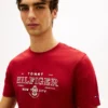 T-shirt pesada com logótipo Hilfiger NYC T-shirt pesada com logótipo Hilfiger NYC