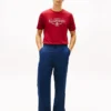T-shirt pesada com logótipo Hilfiger NYC T-shirt pesada com logótipo Hilfiger NYC