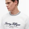 T-shirt às riscas com logótipo náutico T-shirt às riscas com logótipo náutico