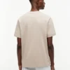 T-shirt às riscas com logótipo náutico T-shirt às riscas com logótipo náutico