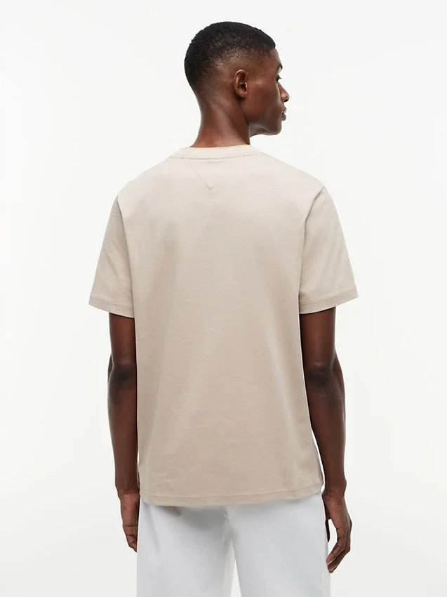 T-shirt às riscas com logótipo náutico T-shirt às riscas com logótipo náutico