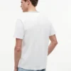 T-shirt às riscas com logótipo náutico T-shirt às riscas com logótipo náutico