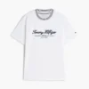 T-shirt às riscas com logótipo náutico T-shirt às riscas com logótipo náutico