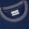 T-shirt às riscas com logótipo náutico T-shirt às riscas com logótipo náutico