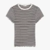T-shirt Tommy Jeans com acabamento em folhas T-shirt Tommy Jeans com acabamento em folhas