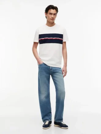 T-shirt Tommy Jeans com fita com logótipo exclusivo