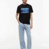 T-shirt Tommy Jeans com Imagem Fotográfica T-shirt Tommy Jeans com Imagem Fotográfica