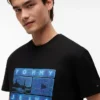 T-shirt Tommy Jeans com Imagem Fotográfica T-shirt Tommy Jeans com Imagem Fotográfica